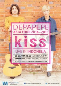 Depapepe Asia Tour 2014-2015 kiss live in indonesia