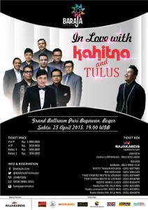 in love with kahitna and tulus