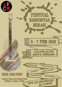 festival komunitas bekasi