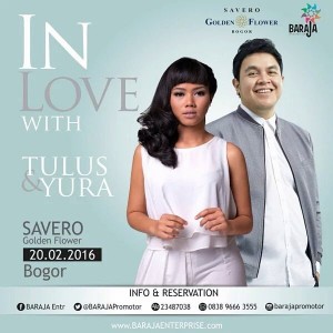 in love with tulus & yura poster