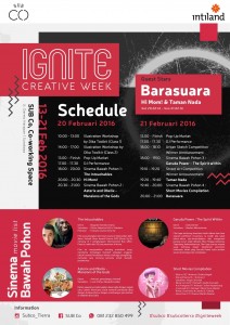 ignite creative week - surabaya schedule