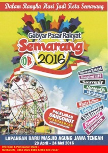 Gebyar Pasar Rakyat Semarang 2016