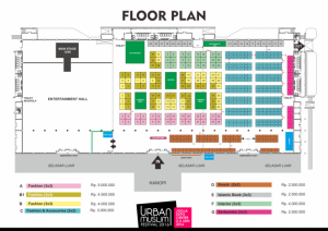 Urban Muslim Festival 2016 floorplan