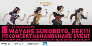 jkt48 live in concert - wayahe suroboyo,rek-poster