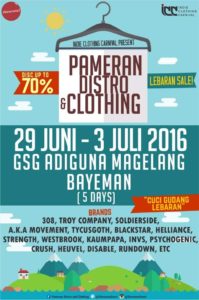 Pameran Distro and Clothing - Lebaran Sale - Magelang