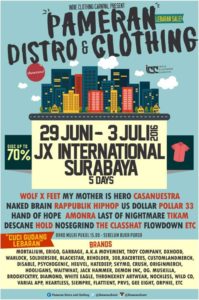 Pameran Distro and Clothing - Lebaran Sale - Surabaya