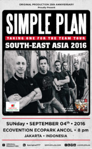 Simple plan - taking for the team tour - 2016